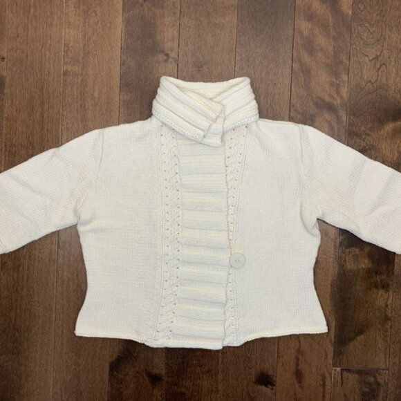 Unique! Handmade Crochet turtleneck Shirt - Picture 1 of 10